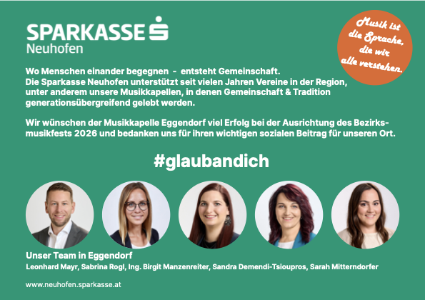 Sparkasse Festschrift der Musikkapelle Eggendorf